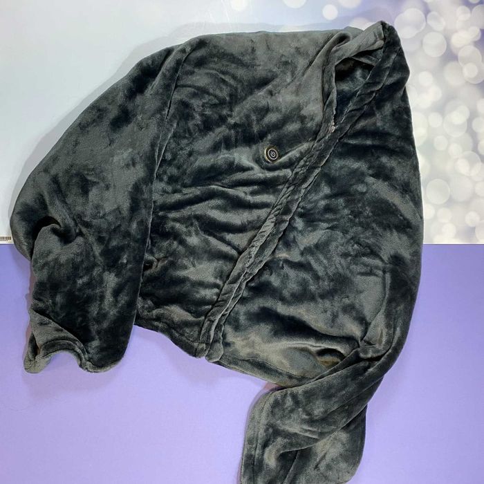 Електро ковдра, працює без електрики. Теплий плед робота від павер бан