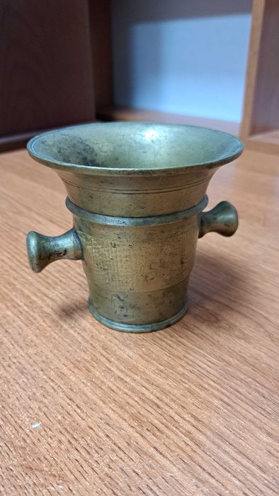 Antyczny Moździerz Metalowy – Rękodzieło, Kolekcjonerski (87)