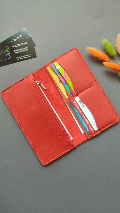 Шкіряний гаманець, Лонгер, кожаный кошелек