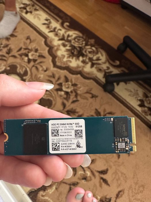 SSD WDC SN640 NVMe M.2 2230 512GB