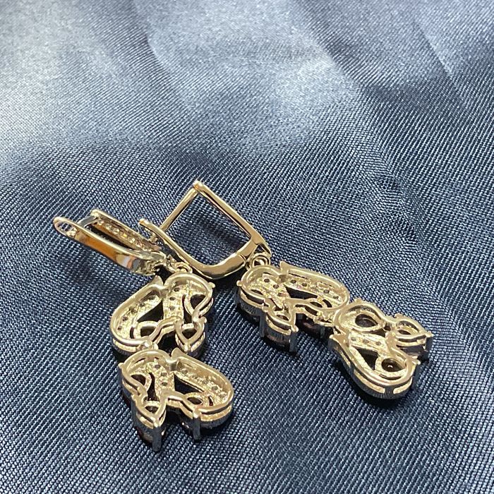 Brincos prata 925 medida de 4 cm