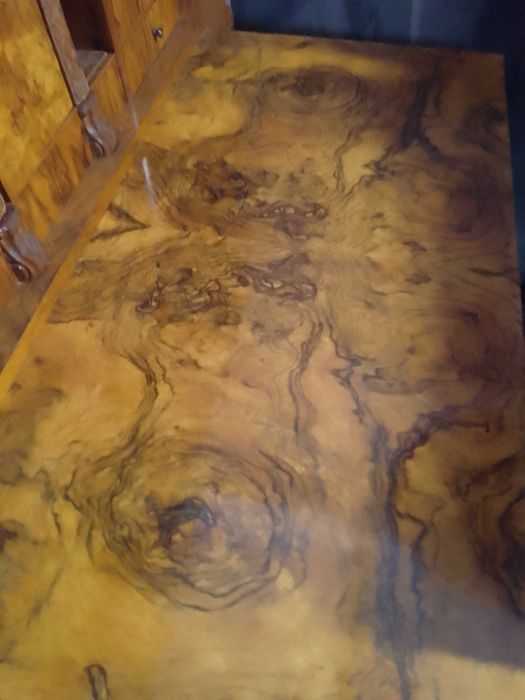 Sekretera biedermeier orzech włoski