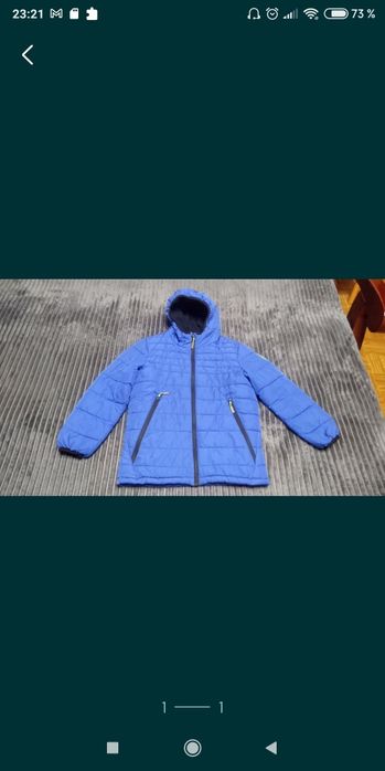 Фирменная стеганная куртка 10-11  лет