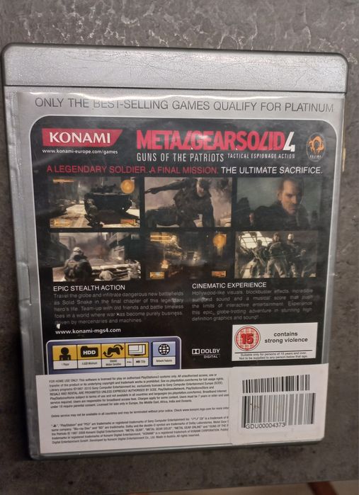 Metal Gear Solid 4 gra na PS3