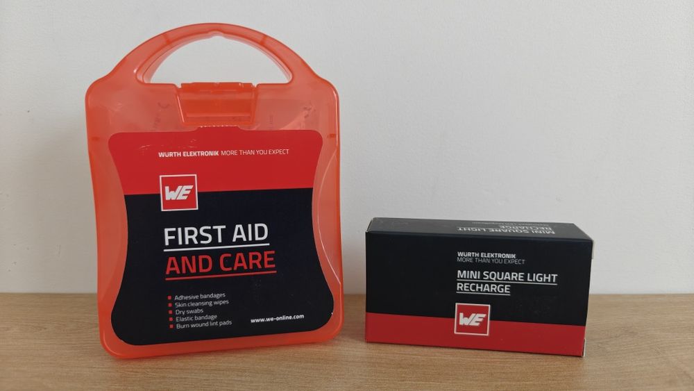 Wurth Elektronik WE latarka i apteczka