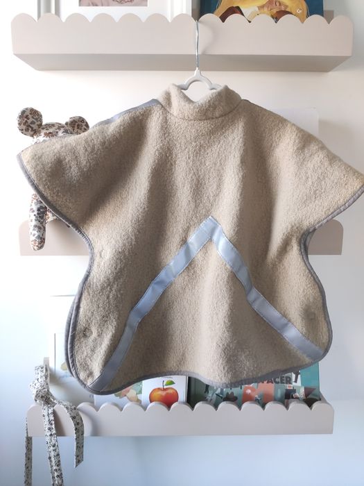 Ponczo samochodowe merino 0 - 3 lata