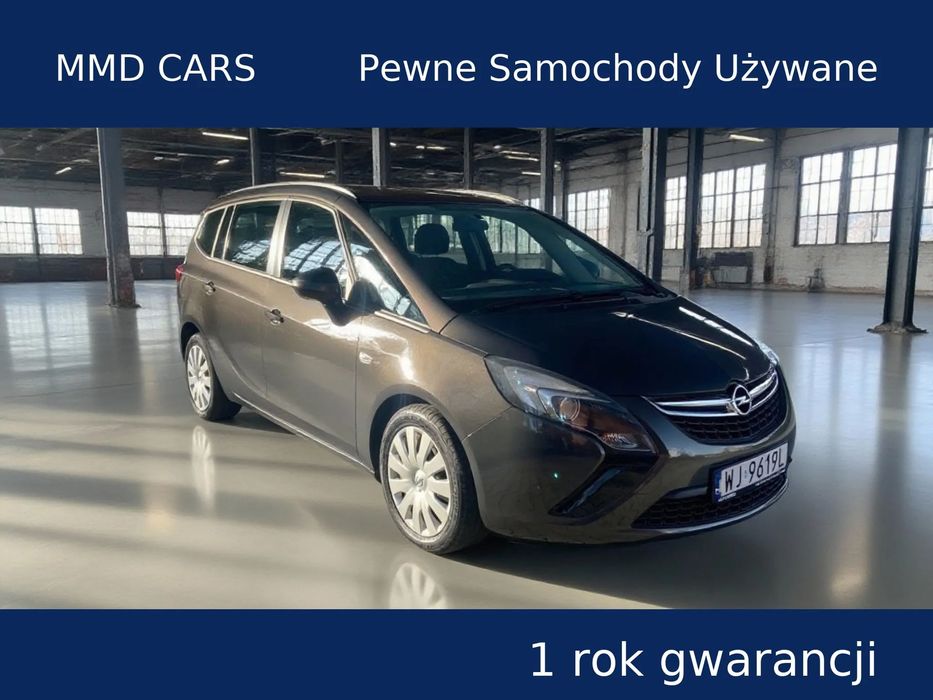 Opel Zafira Full serwis Rok Gwarancji Bezwypadkowy Hak ładny zadbany EURO 6
