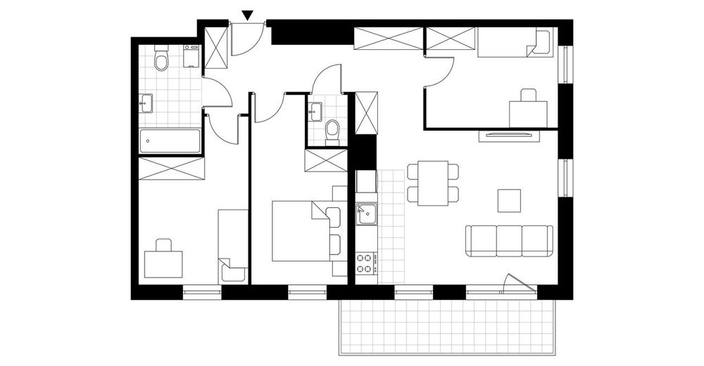 4-pokojowe mieszkanie 72m2 + balkon Bez Prowizji