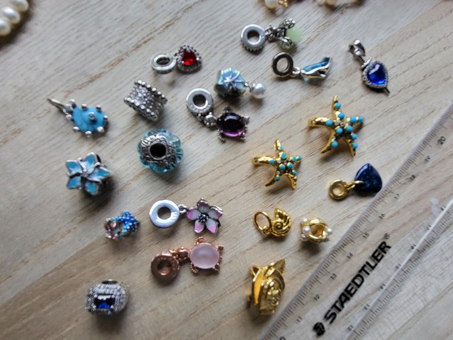 Charms rubinowe serce cudo influenserskie