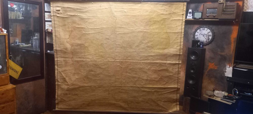 szkolna mapa polski 1959.