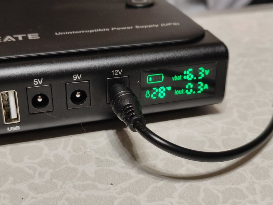 Бесперебійник для роутера, камер наблюдения