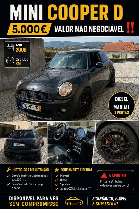 Vendo Mini cooper D