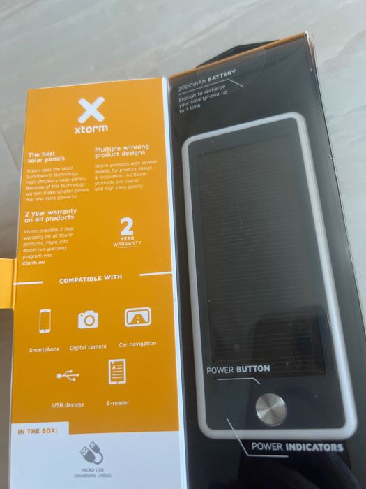 Power bank solar 2000 mAh Xtorm AM119 Platinum Mini 2000mAh