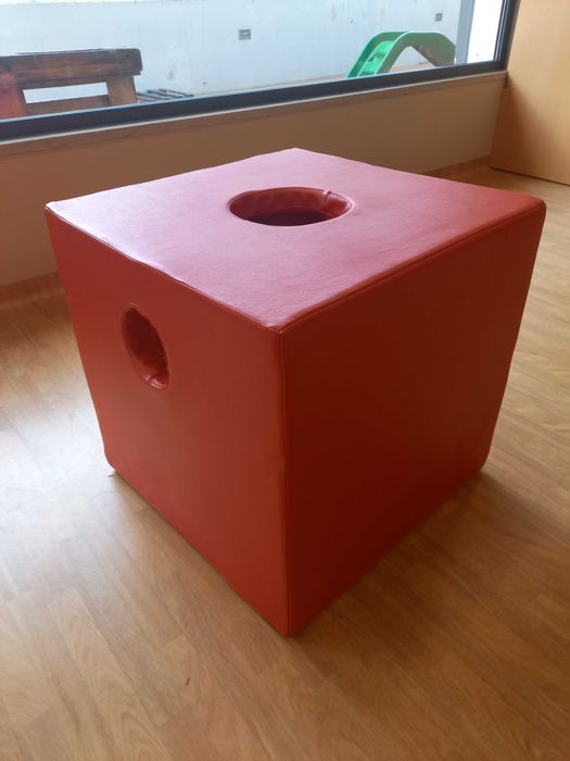 Fatos coloridos cubos 3D