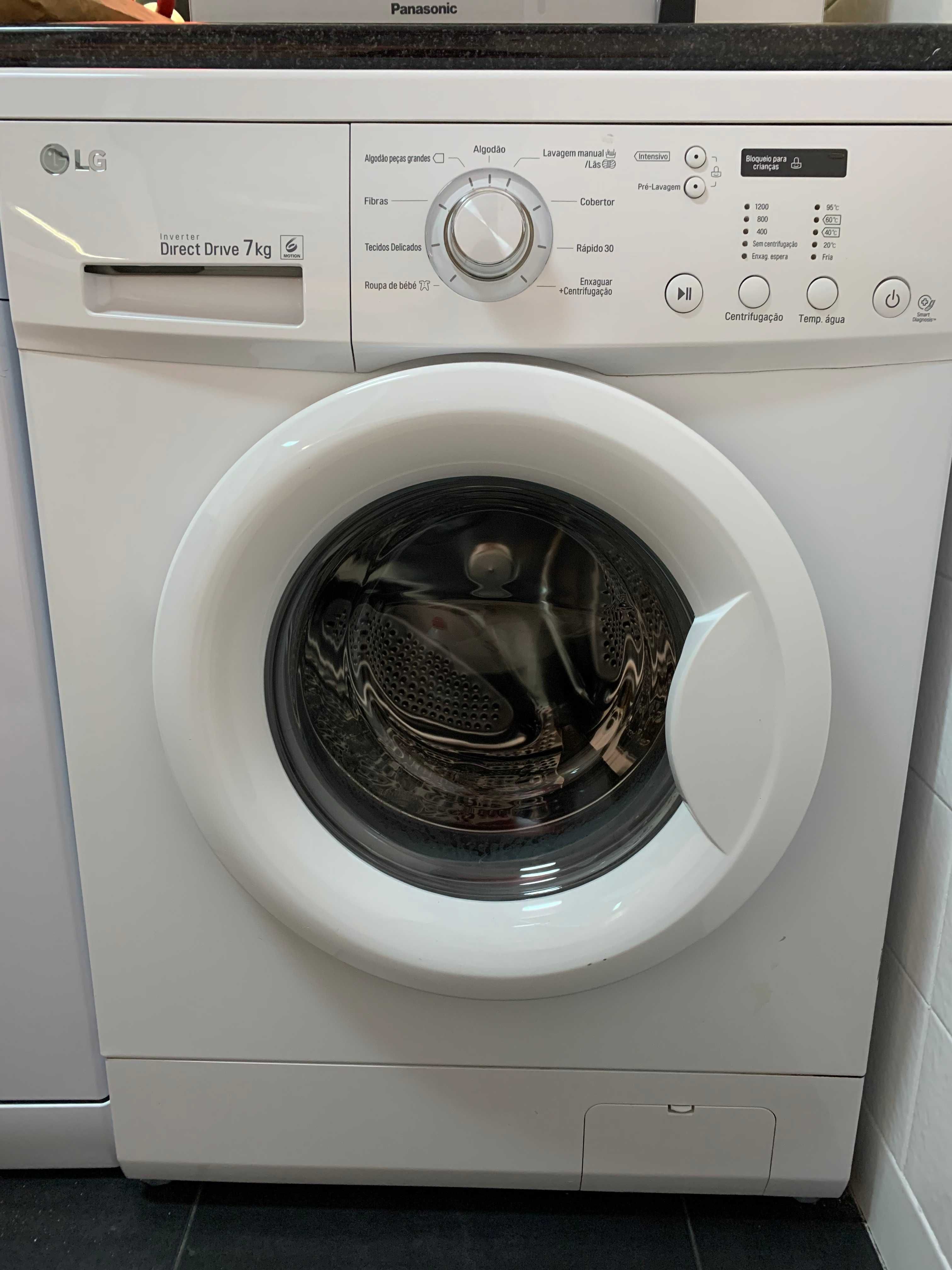 Solenoide Debe Felicidades Ótima máquina de lavar roupa LG FH2C3QD A+++ Carcavelos E Parede • OLX  Portugal