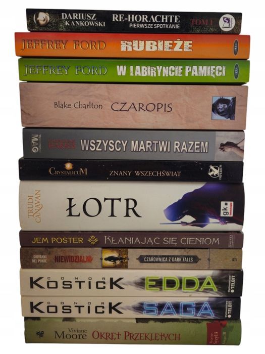 12x Nowe książki fantasy, science-fiction przygodowe Moore Canavan