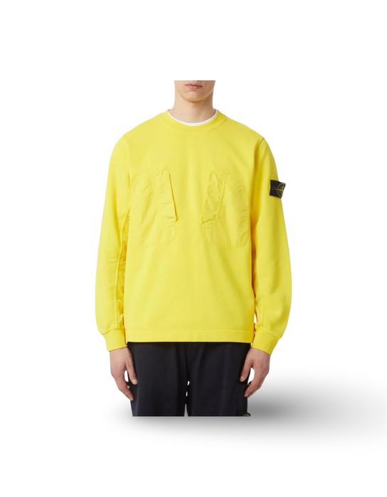 Кофта Stone Island Yellow Patch Sweatshirt. Оригинал. Новая