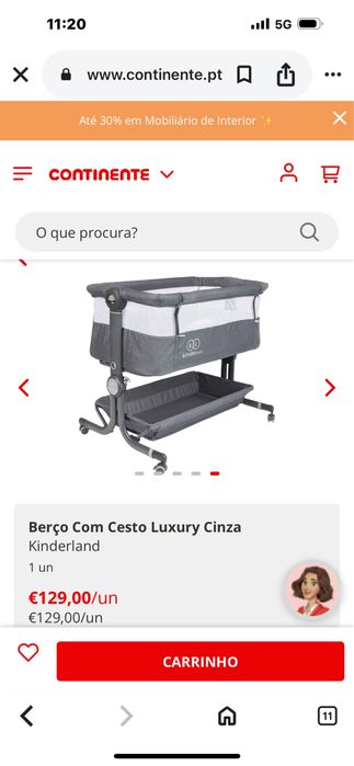 Berço sommier usado em bom estado