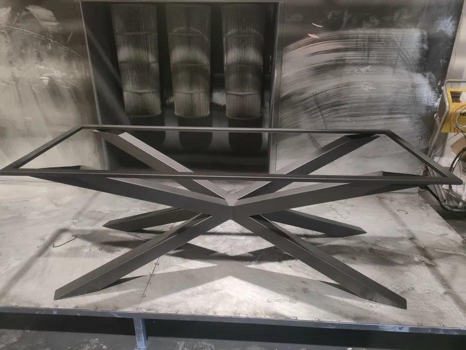 Stół dębowy, lity dąb, loft. Dowolne nogi, pająk