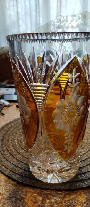 Wazon kryształowy Huta Julia