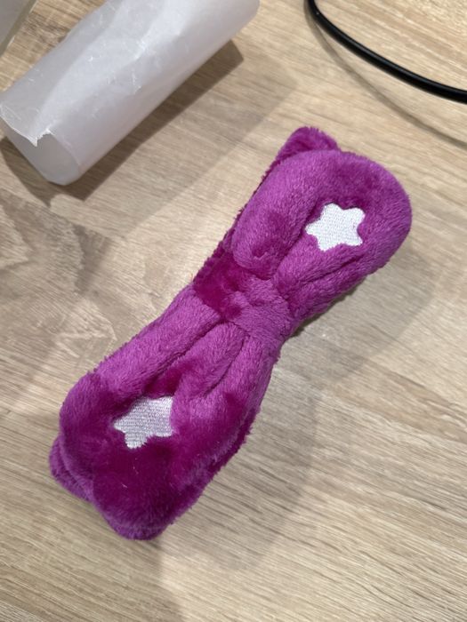 Opaska kosmetyczna Rossmann różowa do włosów na głowę