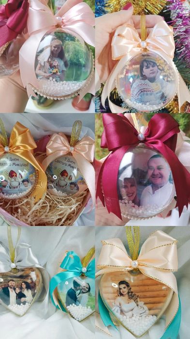 новорічні кульки з фото