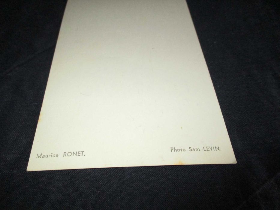 Fotografia Autografada de Maurice Ronet
