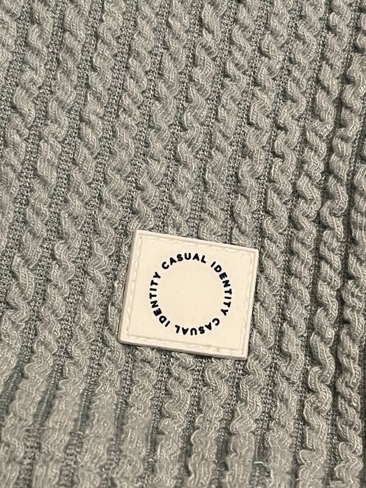 Miętowa bluza zapinana casual identity roz 42