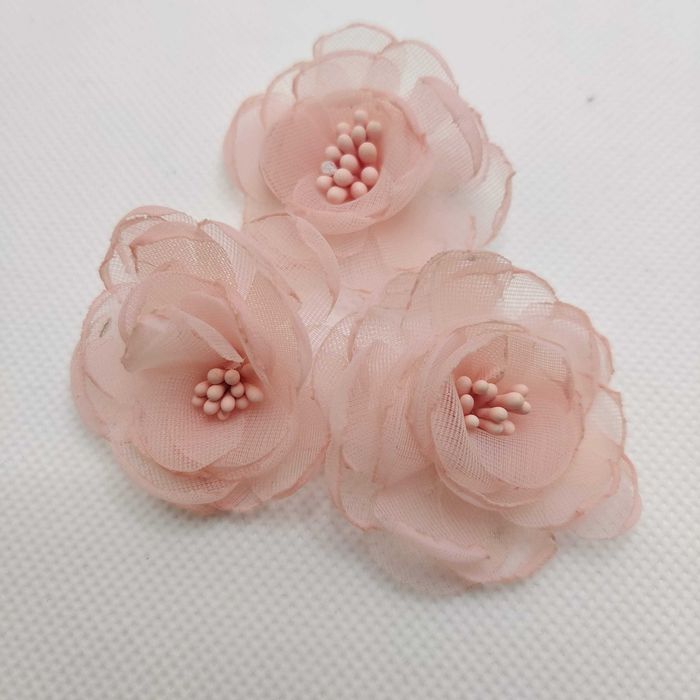 Flores Artificiais de Tecido para Artesanato