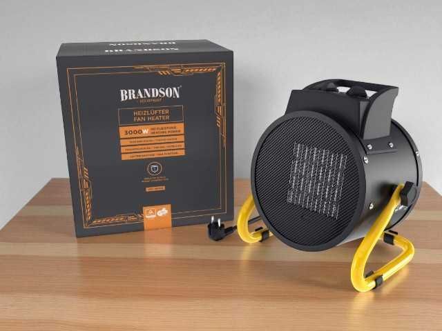 Тепловентилятор обігрівач електро дуйчик Brandson 2кВт обогреватель