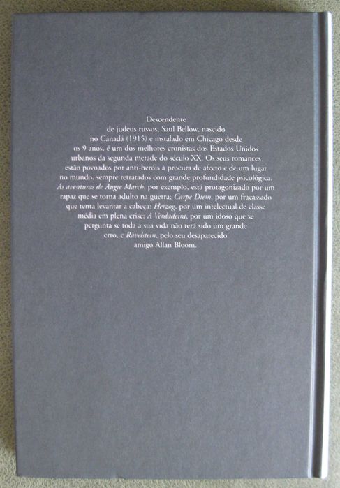 Rabelstein de Saul Bellow NOVO - Prémio Nobel 1976