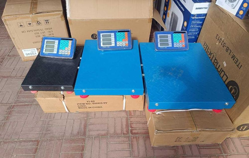 ваги торгові електронні бездротові 150 300 600 кг wif нержав платформа