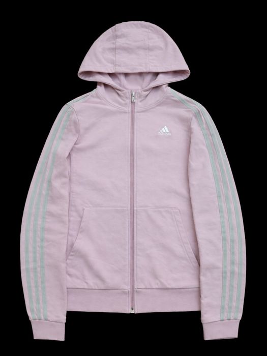 Зипка адидас y2k чёрная винтаж розовая