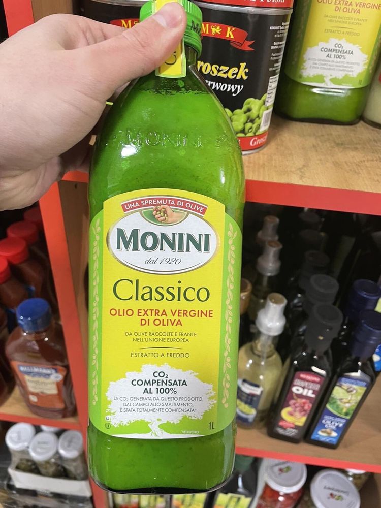 Оливковое масло Монини 1л / Оливкова олія Моніні / Monini: 520 грн ...