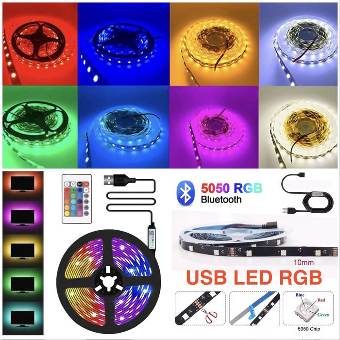 Гирлянда капля роси Різні кольори на батарейках 2м 3м 5м 10м 20м USB