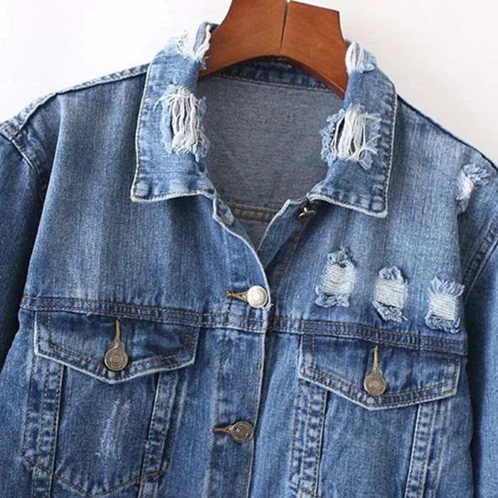 Nowa długa jeansowa katana w rozmiarze L