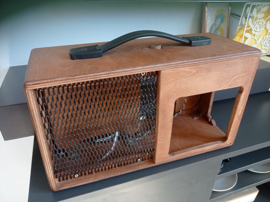 Obudowa mini ITX PC Drewniana Radio Custom
