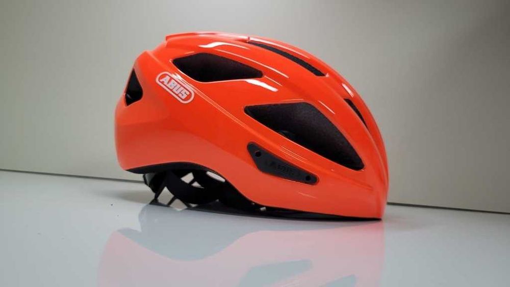 Kask rowerowy ABUS MACATOR Orange rozmiar S 51-55cm