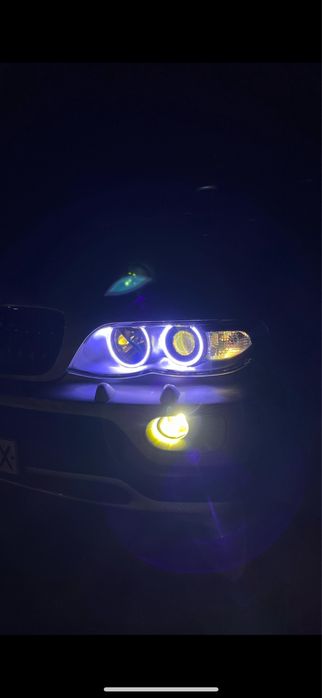 Фары Hella  BMW x5 e53, тюнинг оптики, ребилд