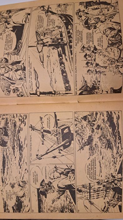 Komiks Kapitan Blood - rok wydania 1984