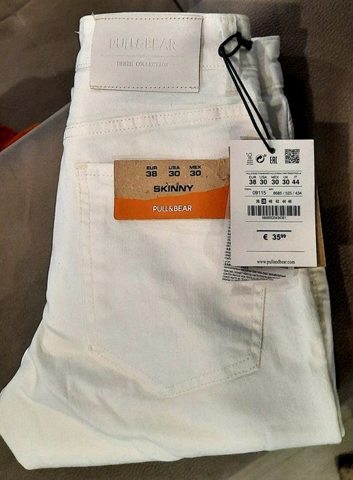 Calças ganga branca