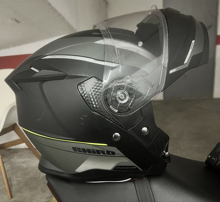 Capacete mota modular