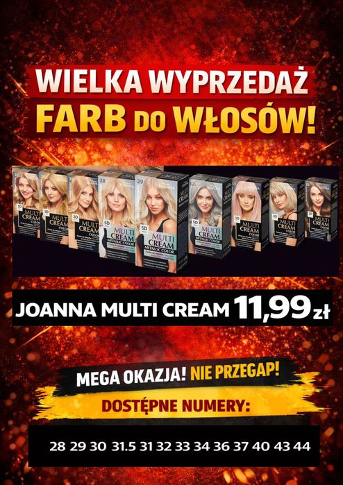 Joanna Multi Cream farba do włosów