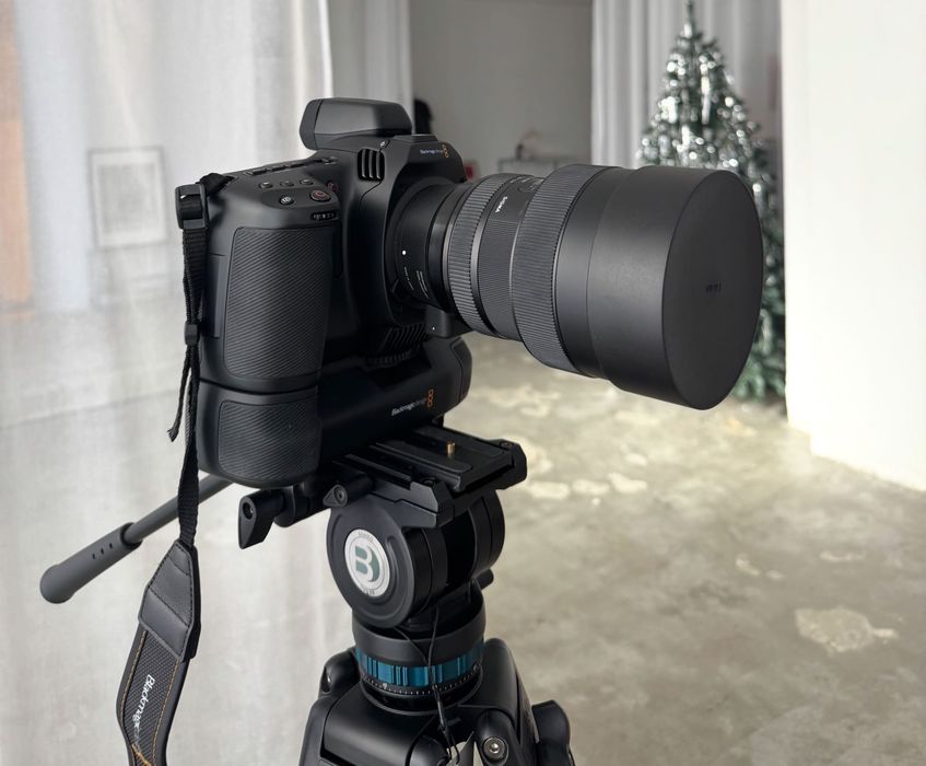 Blackmagic 6K Full Frame com acessórios em excelente estado