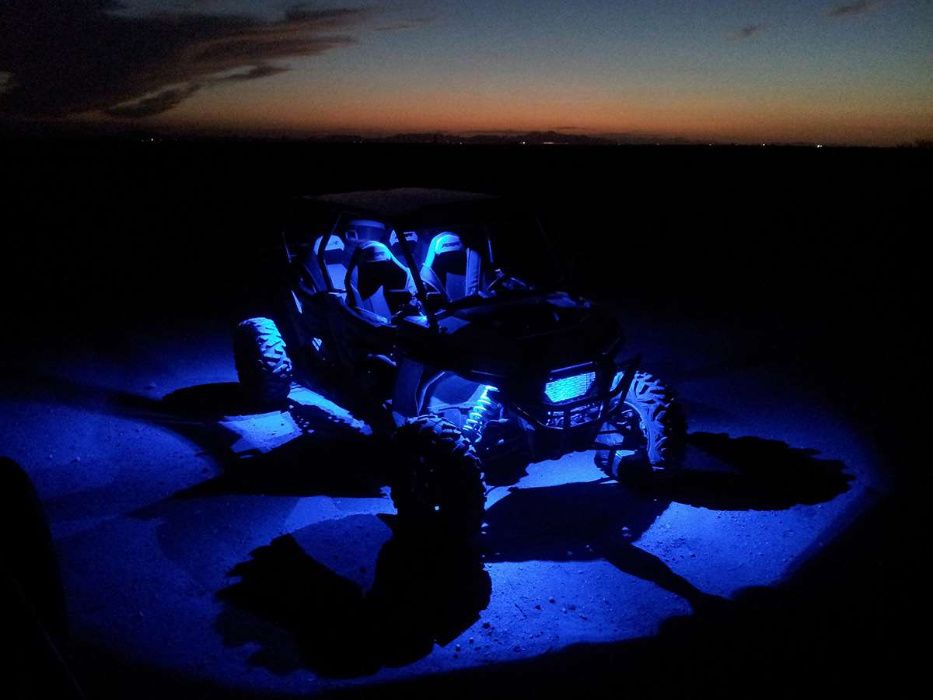 kolorowe oświetlenie LED, sterowane bluetooth: quad, UTV, offroad