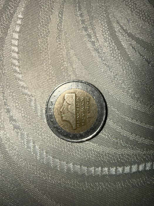 Moeda 2€ Beatrix koningin der nederlanden 2001