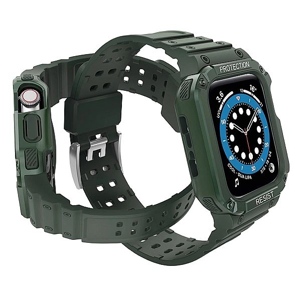 Protect Strap Band opaska z etui do Apple Watch 7 / 6 / 5 / 4 / 3 / 2