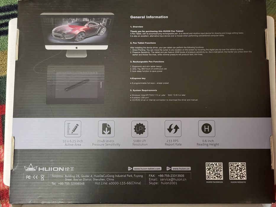 Графічний планшет Huion