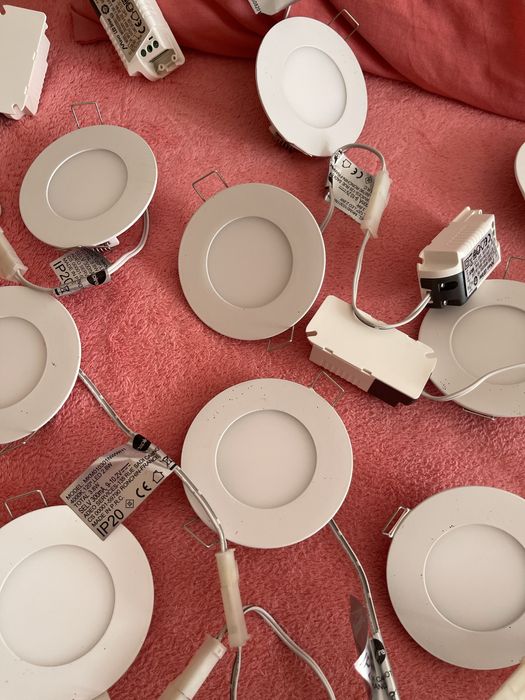 conjunto luzes LED para teto