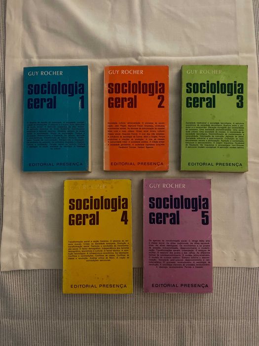 Sociologia Geral – Guy Rocher || 5 Volumes